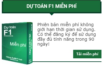 PHẦN MỀM DỰ TOÁN XÂY DỰNG F1 MIỄN PHÍ